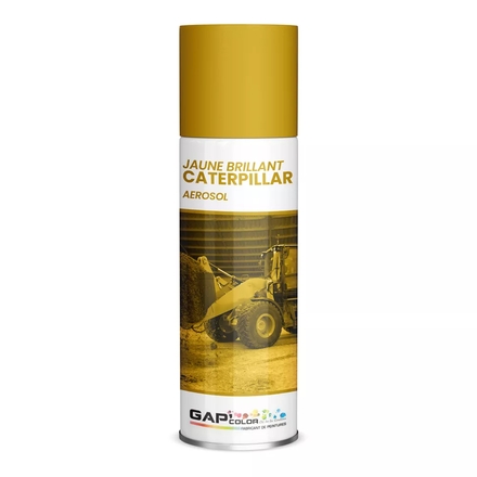 AEROSOL JAUNE CATERPILLAR 400ML