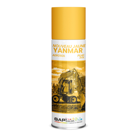 AEROSOL NOUVEAU JAUNE YANMAR 400ML