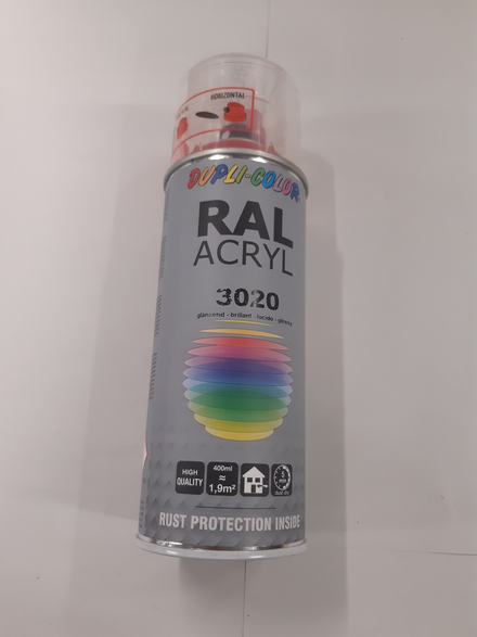 AEROSOL ACRYL BRILLANT RAL 3020 400ML - 61613020