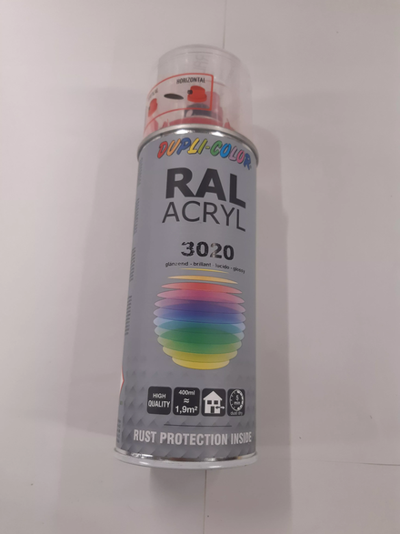 AEROSOL ACRYL BRILLANT RAL 3020 400ML - 61613020