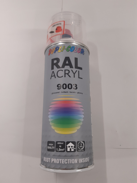 AEROSOL ACRYL BRILLANT RAL 9003 400ML