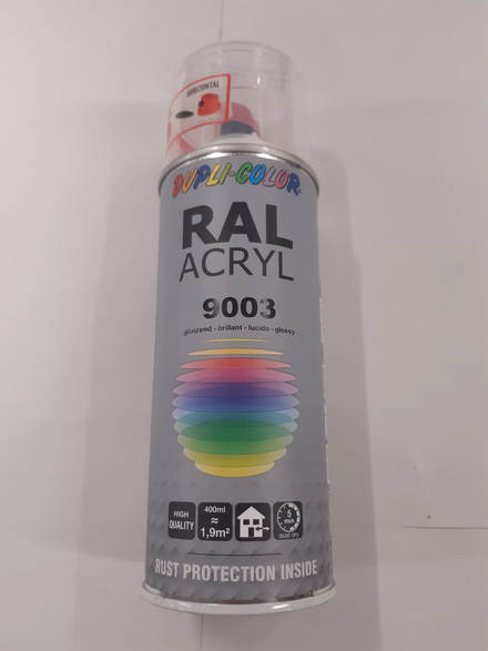 AEROSOL ACRYL BRILLANT RAL 9003 400ML