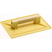 Taloche ABS jaune 1er choix manche bois Rect 35x27 VINMER - 051308