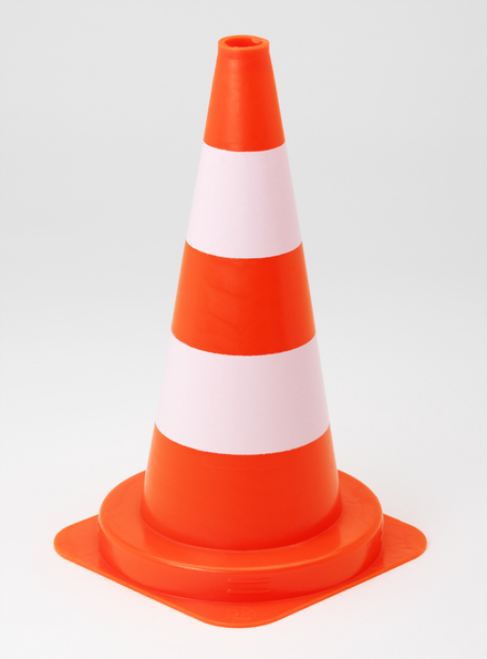 Cône de signalisation 50cm VINMER Plastique EVA orange 0,790 kg - 141115