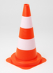 Cône de signalisation 50cm VINMER Plastique EVA orange 0,790 kg - 141115