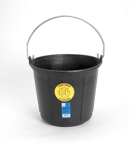 Seau caoutchouc Flexogom 11L VINMER modèle standard - 360001