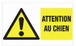 Plaque 330x200 'Attention au chien' VINMER - 388005