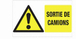 Plaque 330x200 'Sortie de camion' VINMER - 388007