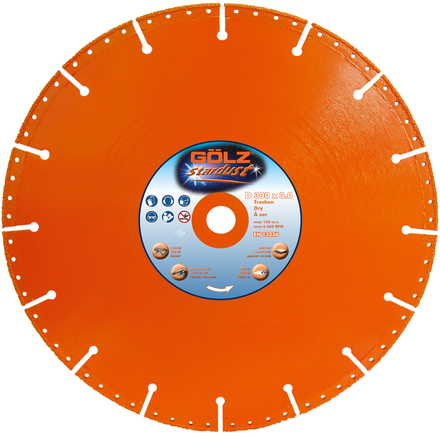 Disques Stardust Stahl ø230 22,2 GOLZ - 4978040230
