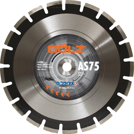 Disques AS-75 ø350 25,4 GOLZ - AS75351