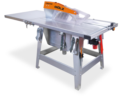 SCIE CIRCULAIRE AVEC TABLE 4.2KW 400V COUPE 150MM D450MM GOLZ - CBS450