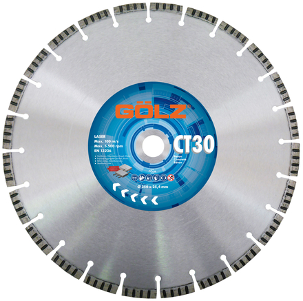 Disques CT-30 ø350 25,4 GOLZ - CT30351F