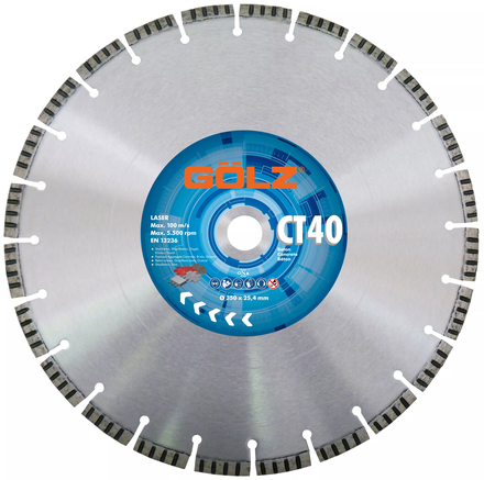 Disques CT-40 ø350 (2,8) 25,4 GOLZ - CT40351F