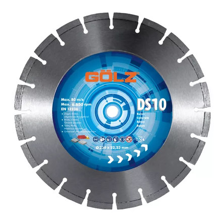 Disques DS10 Ø115 22,2 GOLZ - DS10115