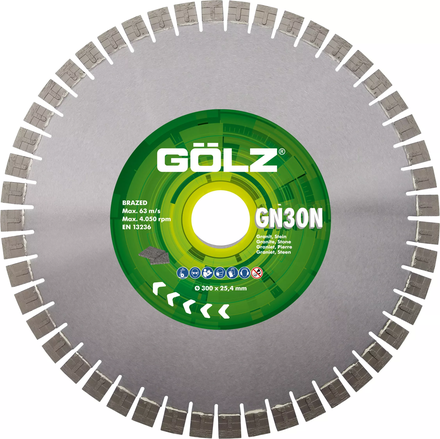 Disques GN-30N ø400 60,0 GOLZ - GN30N400