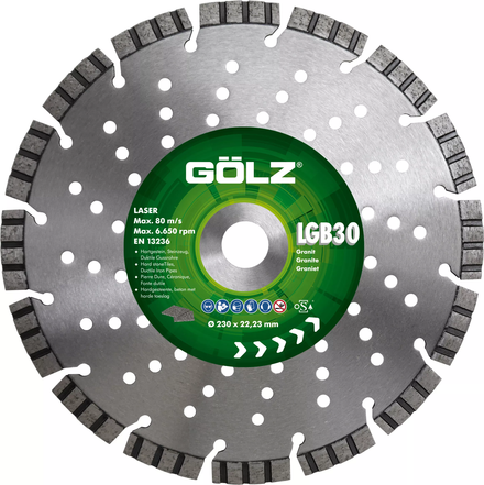 Disques LGB30 125D 22.2 GOLZ - LGB30125F