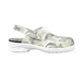 Chaussures basses de sécurité AZALEE JUNGLE SB E A SR blanches/motif vert - GASTON MILLE - AZJU1