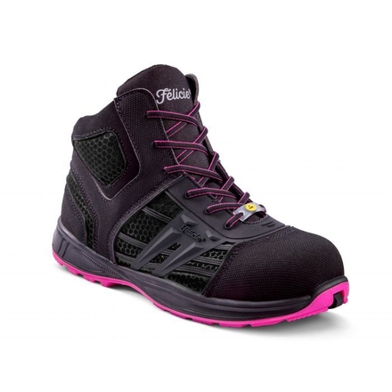 Chaussure de sécurité femme noire haute HOT ERIS GASTON MILLE LOGISTIQUE INDUSTRIE S3 SRA ESD - ERHN3