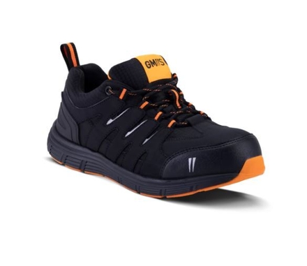 BASKET DE SECURITE NOIR ORANGE HIKER GASTON MILLE S3L FO SR - HBNO3