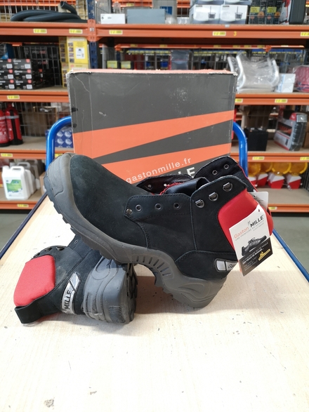 Chaussures de sécurité haute S3 noir taille 47 GASTON MILLE ROAD ONCO347