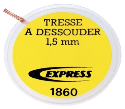 Tresse à dessouder 1,5 mm EXPRESS pour électronique - 1860