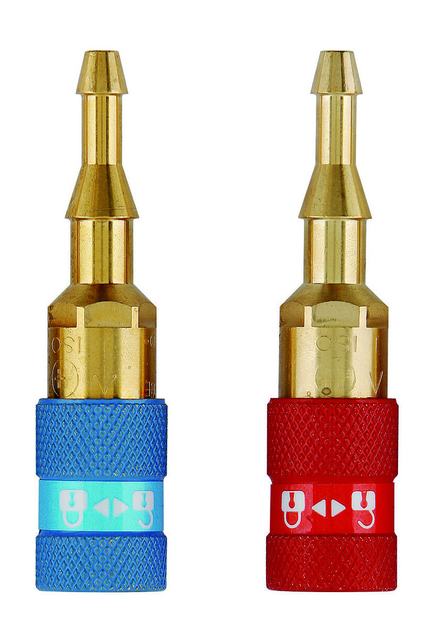 RACCORDS RAPIDES FEMELLE POUR TUYAUX JUMELÉS OXYGÈNE ET ACÉTYLÈNE - EXPRESS - 2922