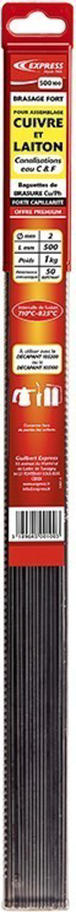 BAGUETTES DE BRASURE POUR CANALISATIONS EAU CHAUDE ET FROIDE - EXPRESS - 500100