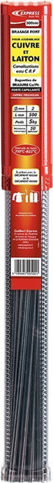 Baguettes de brasure Express pour canalisations eau chaude et froide EXPRESS - 500500