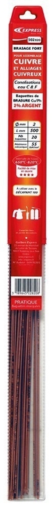 CUIVRE PHOSPHORE 2% AG 6 20 BAG - 500 MM - EXPRESS - 502820