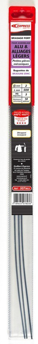 Baguettes de brasure zinc avec décapant incorporé. EXPRESS - 507803