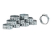 Lot de 10 colliers de serrage pour tuyauterie Diam. 6.3mm GUILBErT EXPRESS - 963C EXPRESS - 963C