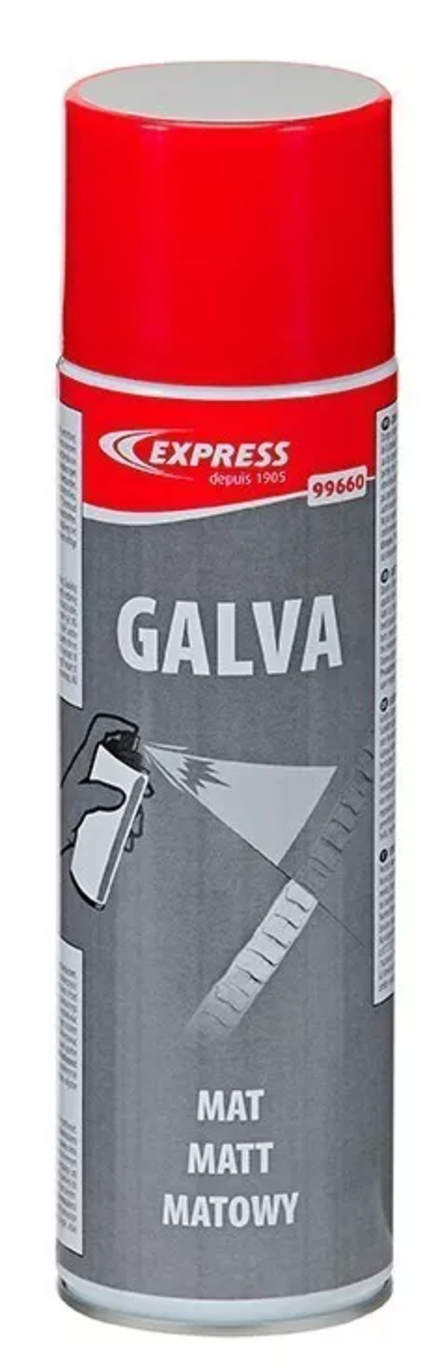 Peinture aérosol de finition galva mat pour cordon de soudure EXPRESS - 99660