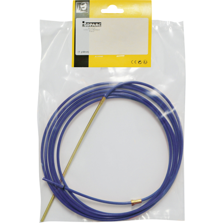 GAINE TEFLON 4m BLEU + COMPLEMENT LAITON - FIL ALU Ø 0,6/0,8 - GYS - 044050