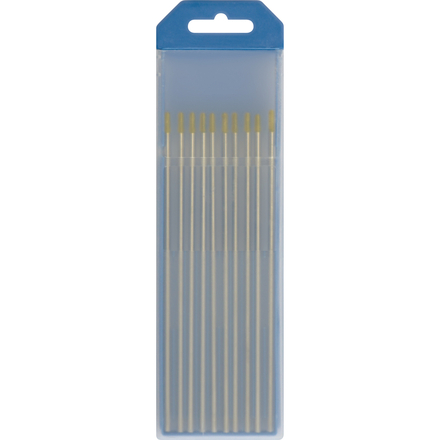 10 ÉLECTRODES TUNGSTENE LANTHANE WL15 Ø3,2 - OR - AC/DC - GYS - 045361