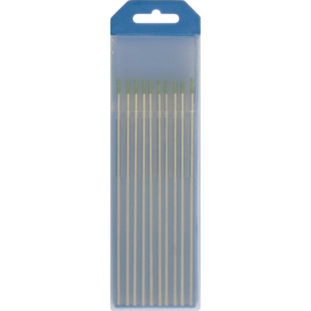 10 ÉLECTRODES TUNGSTENE PUR WP Ø3,2 - VERT - AC - GYS - 046726