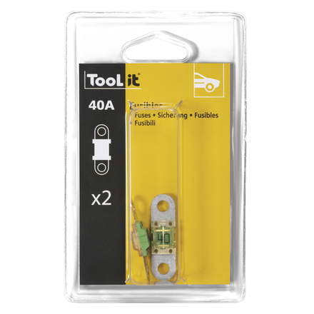 KIT 2 FUSIBLES 40A M5 / CHARGEUR CT48 - GYS - 054646