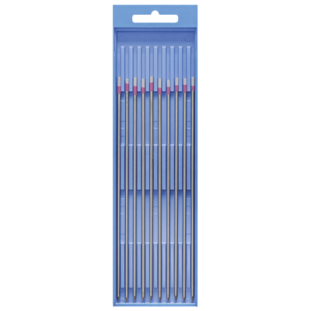 10 ÉLECTRODES TUNGSTENE LYMOX LUX Ø1,6 - FUCHSIA/GRIS - AC/DC - GYS - 072428