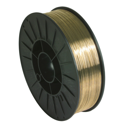 FIL MIG CuAl8 Ø0,8 - BOBINE PLASTIQUE S200 5kg - ERCuAl-A1 / S Cu6100 - GYS - 086661
