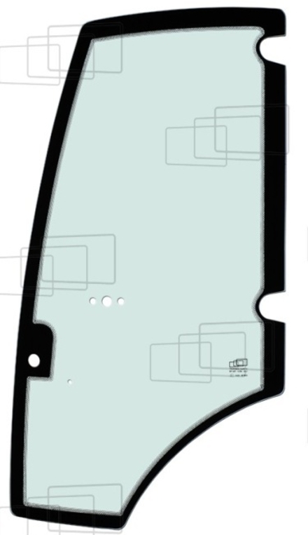 VITRE DE PORTE GAUCHE COMPATIBLE KOMATSU WB93R5