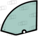 VITRE PORTE HAUTE COURBEE COMPATIBLE JLG