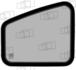 Vitre de porte partie basse VOLVO 7417432 adaptable 062248F