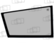 Vitre de porte basse CATERPILLAR 315-3748 adaptable - 064008B