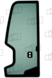 VITRE DE PORTE GAUCHE TAKEUCHI 05686-60330 COMPATIBLE 069281G