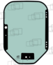 Vitre de porte BOBCAT 7120401 adaptable - 142002J