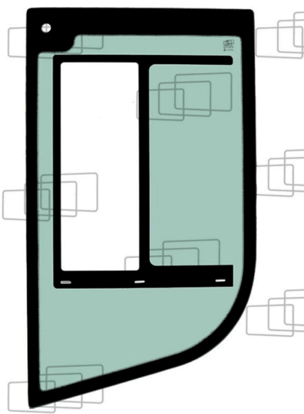 Vitre de porte entière gauche adaptable 156509A