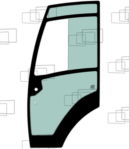 Vitre de Porte gauche MECALAC 538A0640 adaptable 158591J