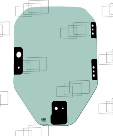 Vitre avant BOBCAT 7435779 - 0165566H