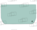 PARE BRISE INFERIEUR COMPATIBLE VOLVO VOE14504140