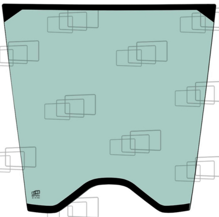 Pare brise avant KOMATSU adaptable 166663I