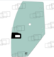 VITRE DE PORTE GAUCHE COMPATIBLE BOBCAT 7436183
